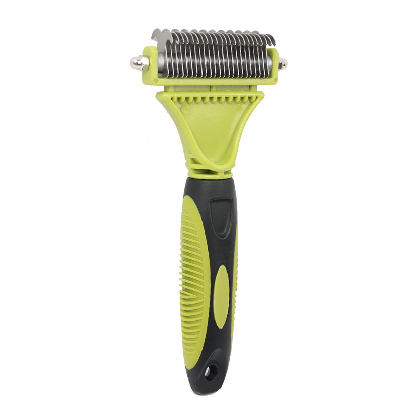 Dual-Sided Pet Undercoat Rake