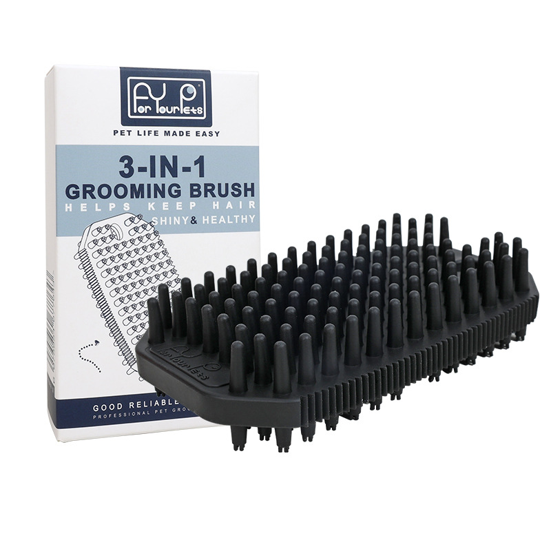 Soft Rubber Dog Grooming Brush