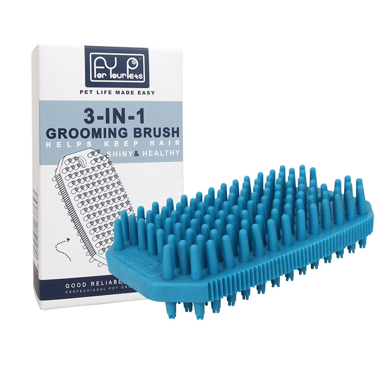 Versatile Wet/Dry Fur Cleaning Brush