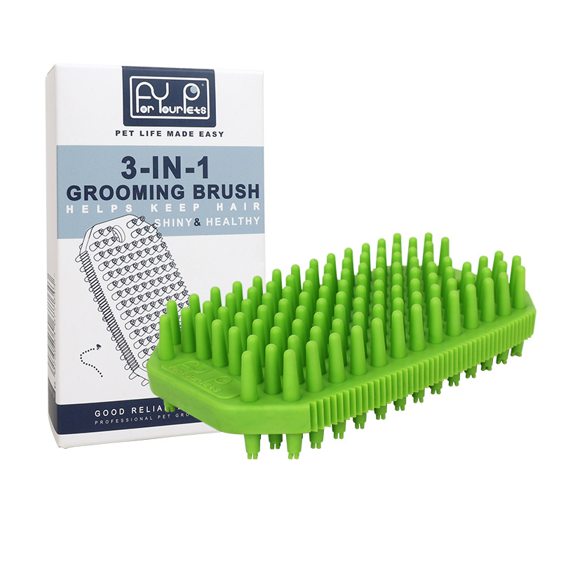 Adjustable Handle Dog Shampoo Brush