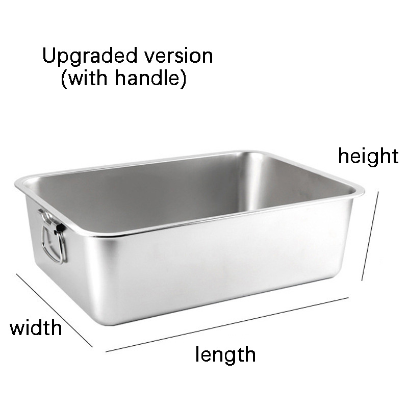 Large Open-Top Litter Box