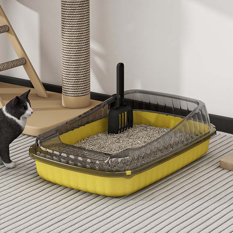 Spacious Cat Litter Tray