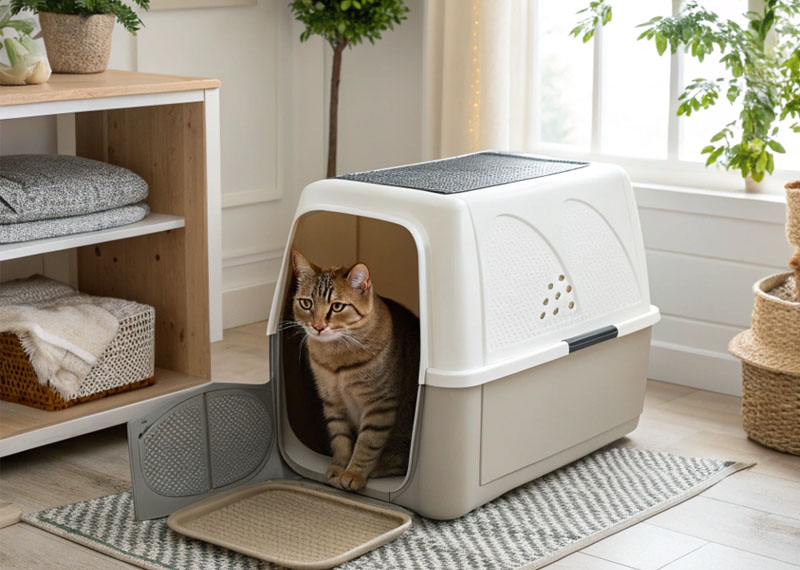 Open cat litter box: Creating a comfortable and hygienic toilet experience for cats