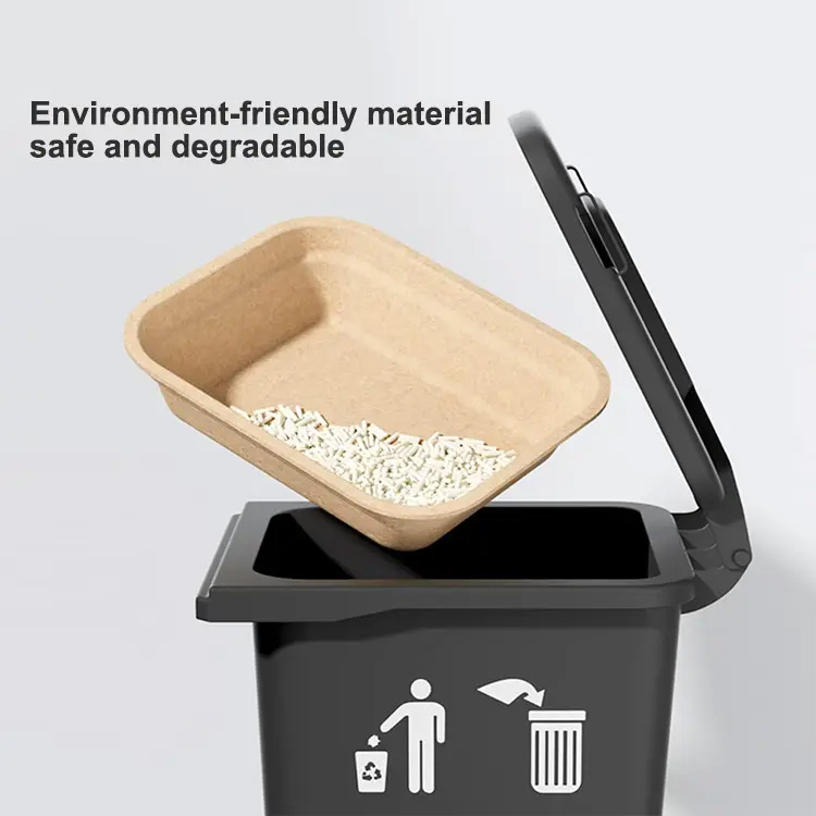 Durable Biodegradable Cardboard Litter Tray