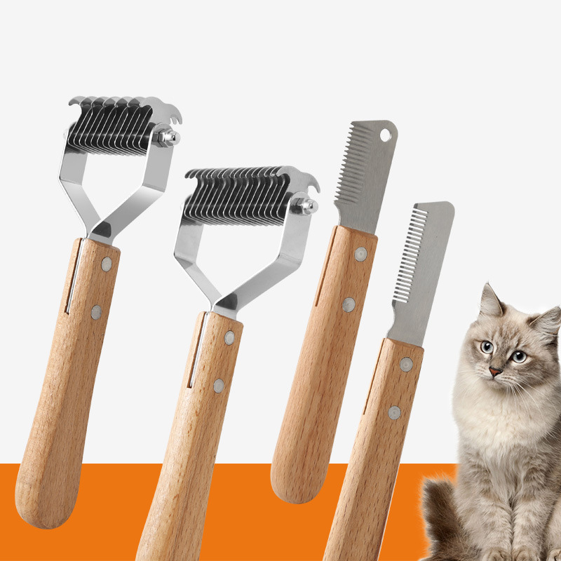 Undercoat Grooming Rake Stripper Tool for Pets