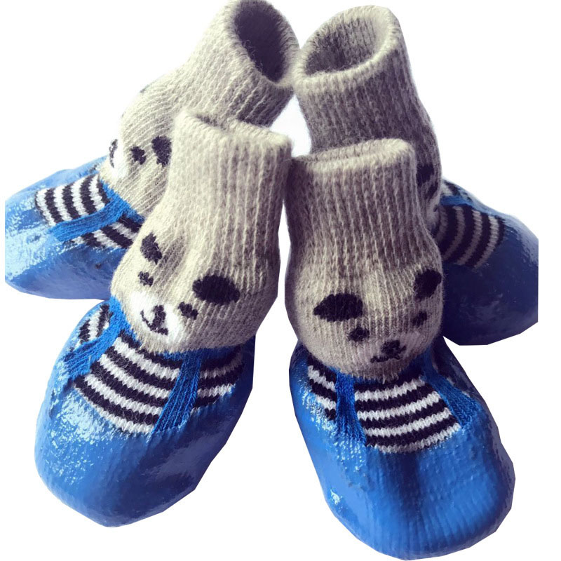 Cozy Floor-Protecting Dog Socks