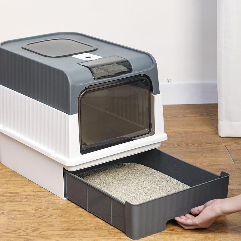 Secure Buckle Lock Litter Box