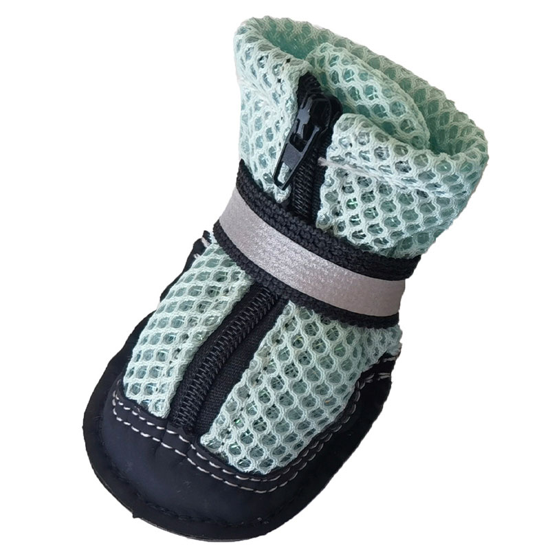 Reflective Strap Dog Boots Quick Dry Material