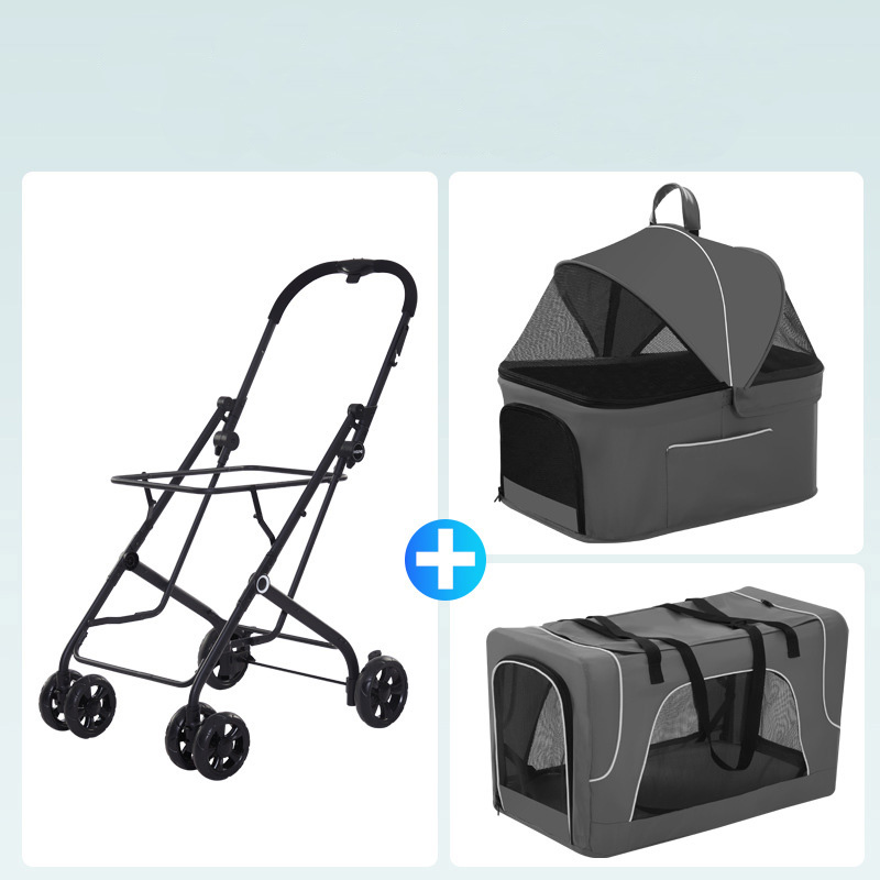 Upgraded Wheels Shock Absorbing Stroller