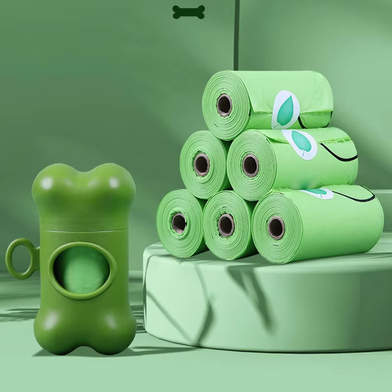 Dog poop bags rolls biodegradable