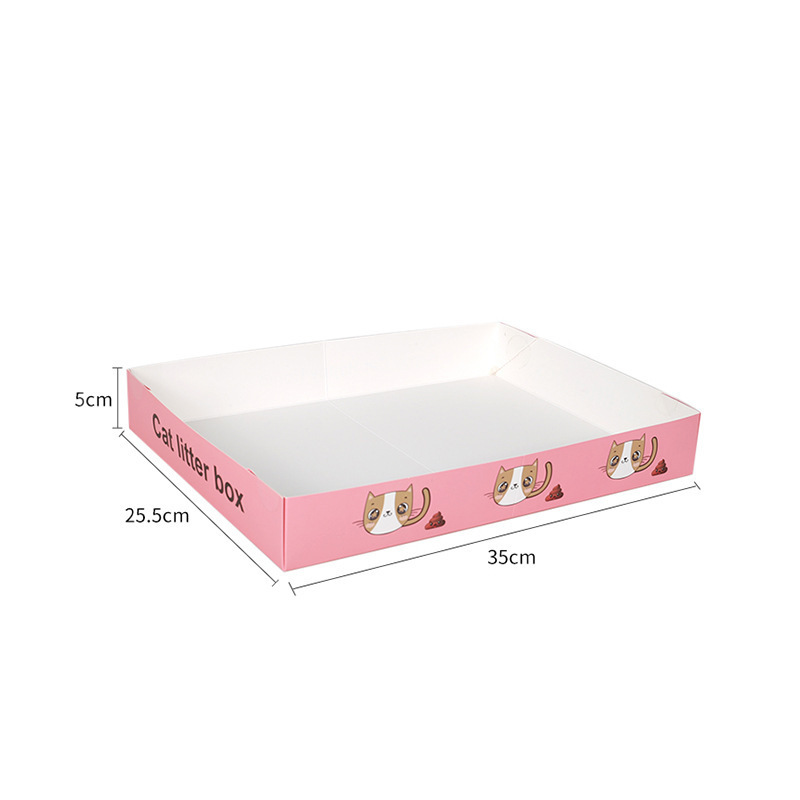 Waterproof Cardboard Low Entry Litter Tray