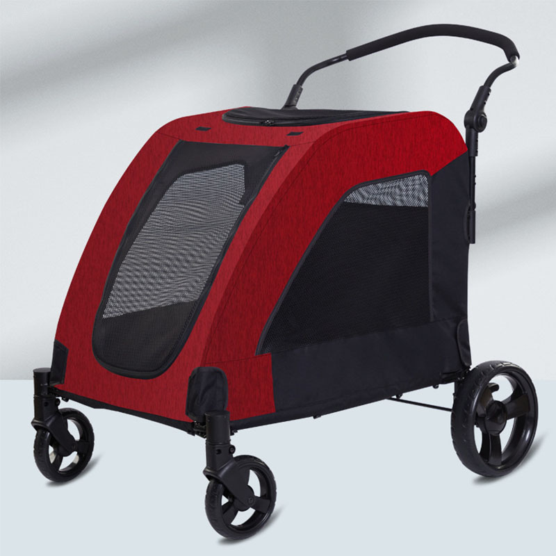 All Terrain Dog Stroller 360 Rotating Wheels Brake