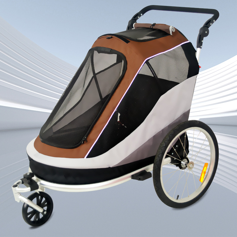 Breathable Secure Pet Carriage Cart