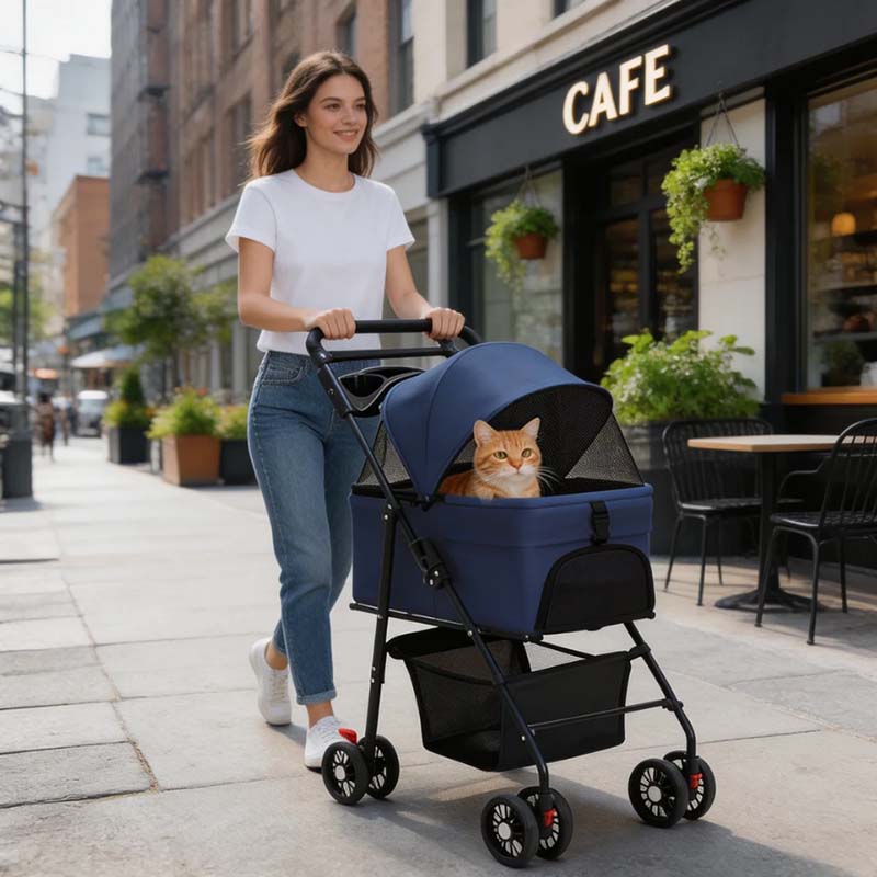 Durable Oxford Pet Stroller