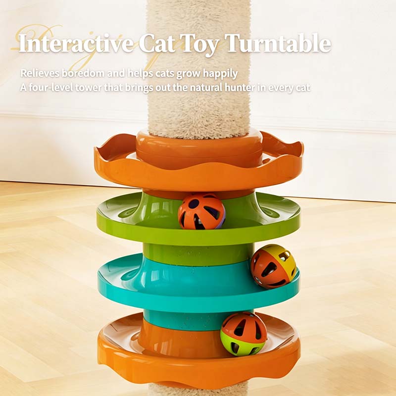 tension mounted cat scratch pole