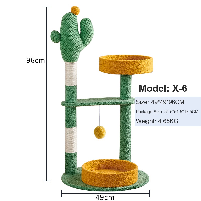 cat climbing tower multi-level